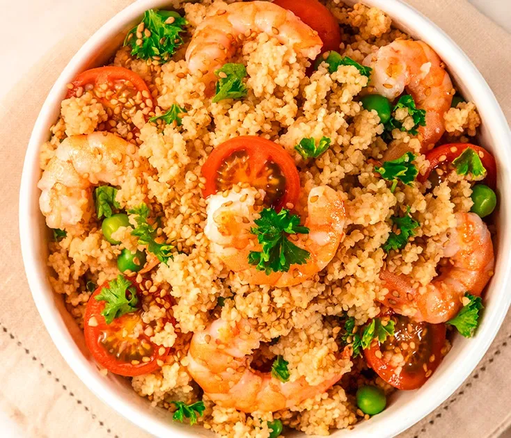 Wok Couscous Crevettes