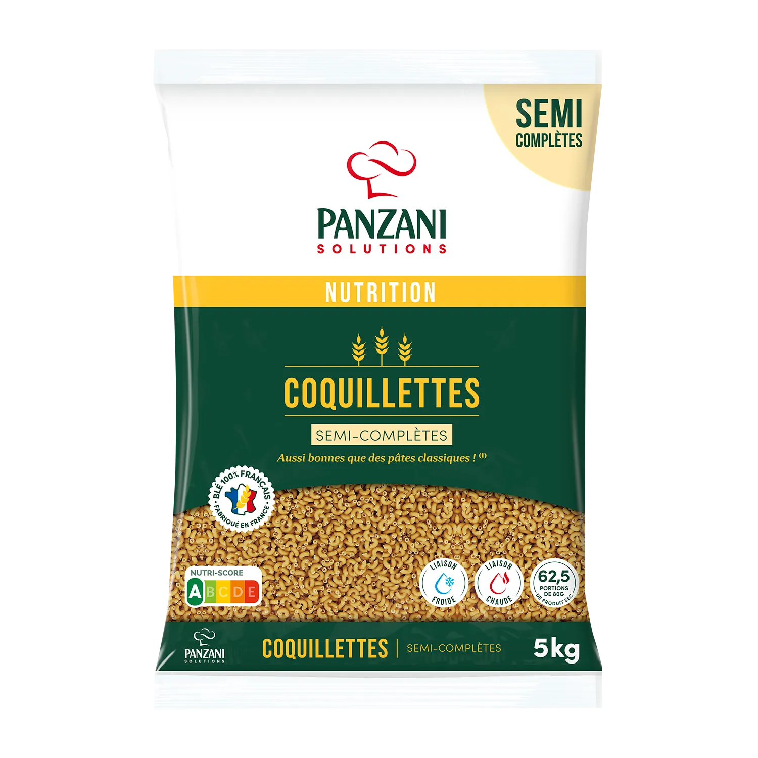 Coquillettes Ble Semi Complet
