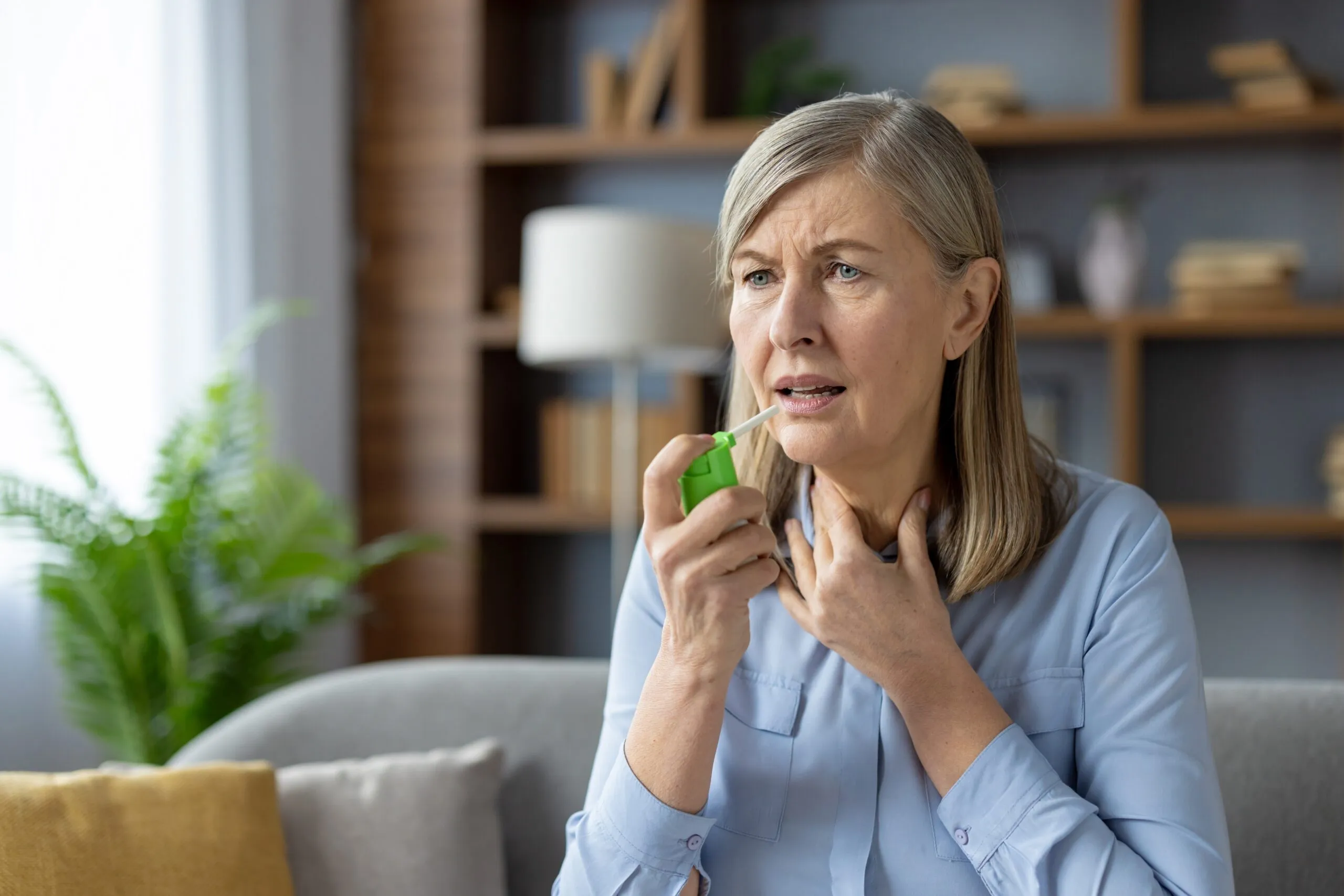 allergie chez une femme