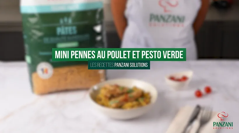 Mini Pennes au poulet Pesto Verde