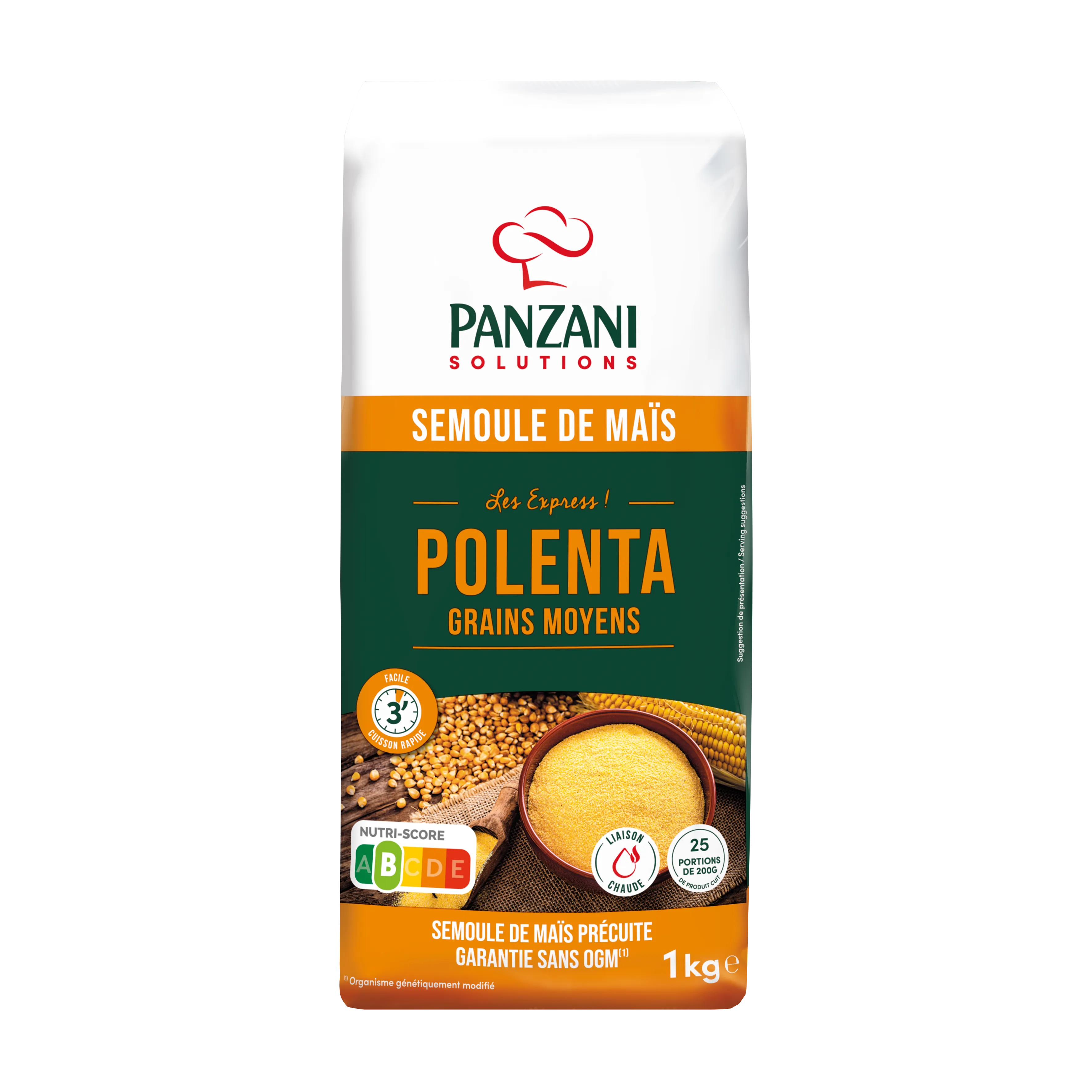 2511030 PAN Solutions Polenta Express Moyen 1Kg 805192 2d Face HD
